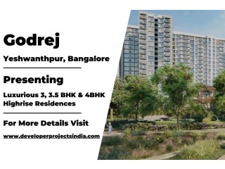 Godrej Yeshwanthpur - introducing luxurious highrise residences in Bangalore, redefining elegance