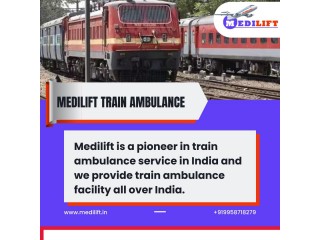 Select Medilift Train Ambulance in India at an Inexpensive Rate