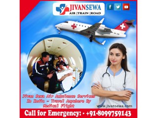 Get an Emergency Air and Train Ambulance Service in Guwahati