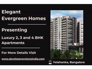 Elegant Evergreen Homes - Luxurious Apartments in the Serene Locale of Yelahanka, Bangalore