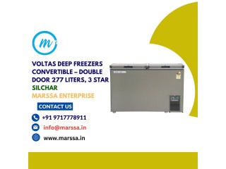 Voltas Deep Freezers Convertible  Double Door 277 Liters, 3 Star Silchar