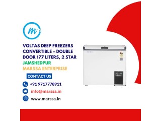 Voltas Deep Freezers Convertible  Double Door 177 Liters, 2 Star Jamshedpur