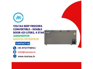 Voltas Deep Freezers Convertible  Double Door 421 Liters, 4 Star Jamshedpur