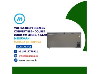 Voltas Deep Freezers Convertible  Double Door 421 Liters, 4 Star Dibrugarh