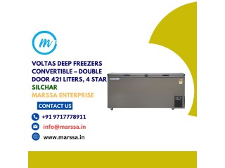 Voltas Deep Freezers Convertible  Double Door 421 Liters, 4 Star Silchar