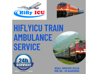 Train Ambulance Service in Ahmedabad by Hiflyicu- World-Class Medical Facilities