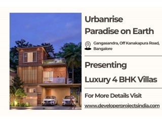 Urbanrise Paradise on Earth - Luxury 4 BHK Villas, A Sanctuary of Elegance and Comfort in Bangalore