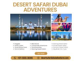 Explore the Desert in Style with Private Desert Safari Dubai / +971-5555-38395