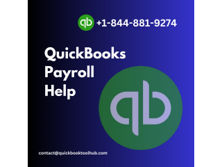 Resolving QuickBooks Payroll Help : +1-844-881-9274 Call now Number??