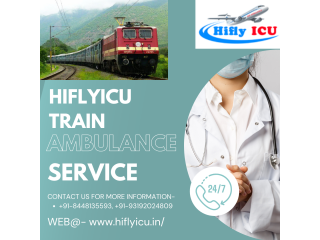 Train Ambulance Service in Surat by Hiflyicu- All Medical Facilities Available