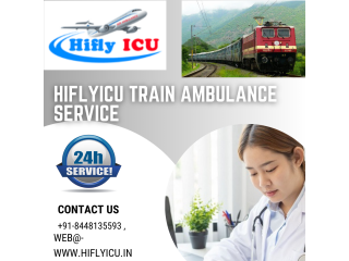 Train Ambulance Service in Visakhapatnam by Hiflyicu- Most Experienced Medical Team