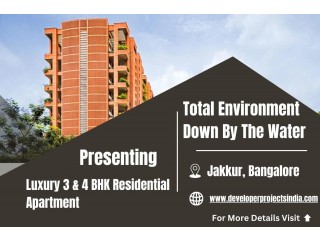 Total Environment Down By The Water - Luxury 3 & 4 BHK Apartments in Jakkur, Bangalore