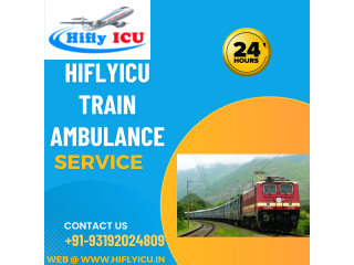 Train Ambulance Service in Jabalpur by Hiflyicu- Provides Services to delightful patients