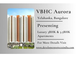 VBHC Aurora - Experience Ultimate Luxury with Spacious 3BHK & 3.5BHK Apartments in Bangalore