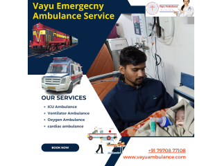 Vayu Ambulance Services in Patna - Make Your Journey Safe