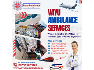 Vayu Air Ambulance Services in Patna Provides A Crew To Care