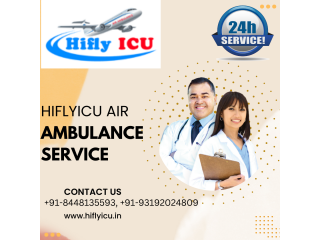 Experienced Air Ambulance Service in Siliguri by Hiflyicu