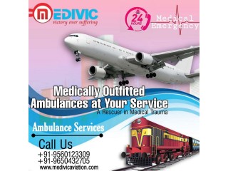Avail of Top-Level Medivic Aviation Train Ambulance Services in Mumbai with ICU Features