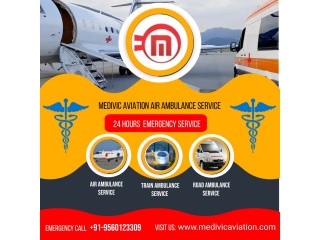 Book High-tech Medivic Aviation Train Ambulance Services in Raigarh with ICU Setup