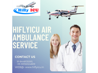 Risk Free Transfer Air Ambulance Service in Jamshedpur by Hiflyicu