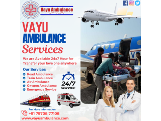 Vayu Air Ambulance Services in Patna - Fully Featured Medical Services