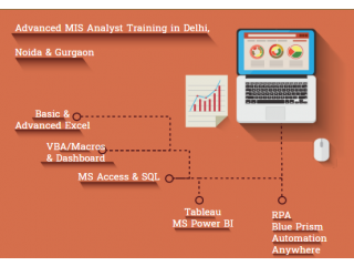MIS Course in Delhi, 110010. Best Online Live MIS Training in Bangalore by IIT Faculty , [ 100% Job in MNC] July Offer'24