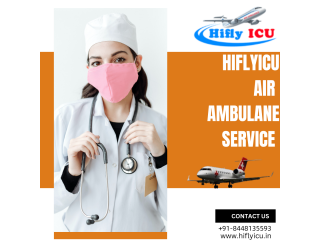 Medical Emergency Air Ambulance Service in Bhubaneswar by Hiflyicu