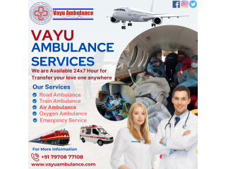 Call Vayu Air Ambulance Services in Patna - Get The Flight Now