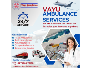 Vayu Air Ambulance Services in Patna - Travel With Us Full Safely