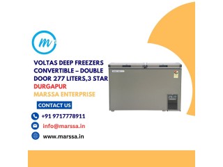 Voltas Deep Freezers Convertible  Double Door 277 Liters, 3 Star Durgapur
