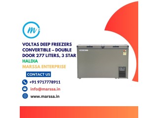 Voltas Deep Freezers Convertible  Double Door 277 Liters, 3 Star Haldia