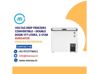 Voltas Deep Freezers Convertible  Double Door 177 Liters, 2 Star Durgapur
