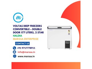 Voltas Deep Freezers Convertible  Double Door 177 Liters, 2 Star Haldia