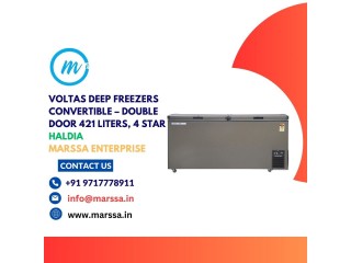 Voltas Deep Freezers Convertible  Double Door 421 Liters, 4 Star Haldia