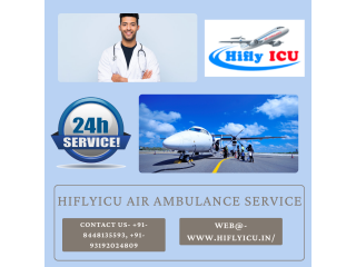 Air Ambulance Service in Muzaffarpur, by Hiflyicu -Get an Emergency Medical Evacuation