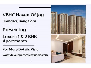 VBHC Haven Of Joy - Discover Your Sanctuary Luxury 1 & 2 BHK Apartments in Bangalore