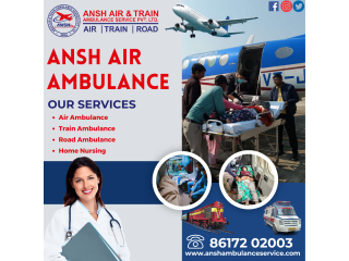 Ansh Air Ambulance Service in Mumbai - Top Level Of Caring for Patient