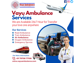 Vayu Air Ambulance Service in Patna - Seeking the Best Medical Assistance for Your Loved Ones