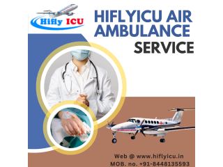LIFE SAVING Air Ambulance Service in Jamshedpur by Hiflyicu