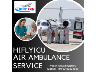 Air Ambulance Service in Dimapur by Hiflyicu- Well-trained Medical Staffs