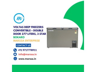 Voltas Deep Freezers Convertible  Double Door 277 Liters, 3 Star Bokaro