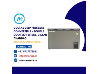 Voltas Deep Freezers Convertible  Double Door 277 Liters, 3 Star Dhanbad