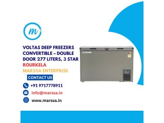 Voltas Deep Freezers Convertible  Double Door 277 Liters, 3 Star Rourkela