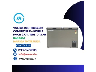 Voltas Deep Freezers Convertible  Double Door 277 Liters, 3 Star Barasat