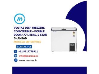 Voltas Deep Freezers Convertible  Double Door 177 Liters, 2 Star Dhanbad