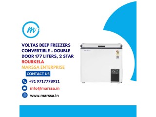 Voltas Deep Freezers Convertible  Double Door 177 Liters, 2 Star Rourkela