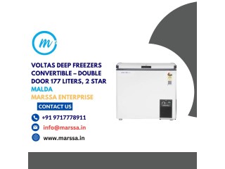 Voltas Deep Freezers Convertible  Double Door 177 Liters, 2 Star Malda